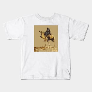 The Beauty Of The Arabian Desert With The Camel Kids T-Shirt